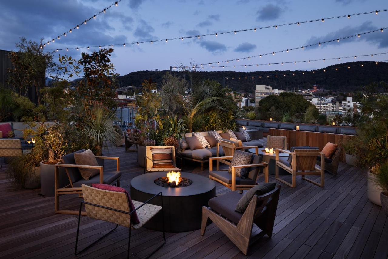 Nohga Hotel Kiyomizu Kyoto Exterior foto The rooftop terrace at the Hotel